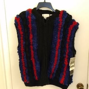 Vintage Joyce sleeveless Vest Coat L